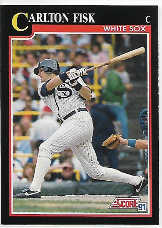 1991 Score #265 Carlton Fisk VG Chicago White Sox 