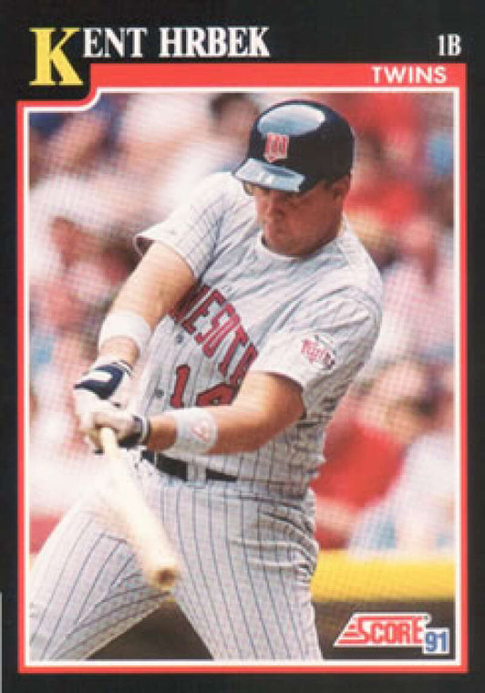 1991 Score #292 Kent Hrbek VG Minnesota Twins 