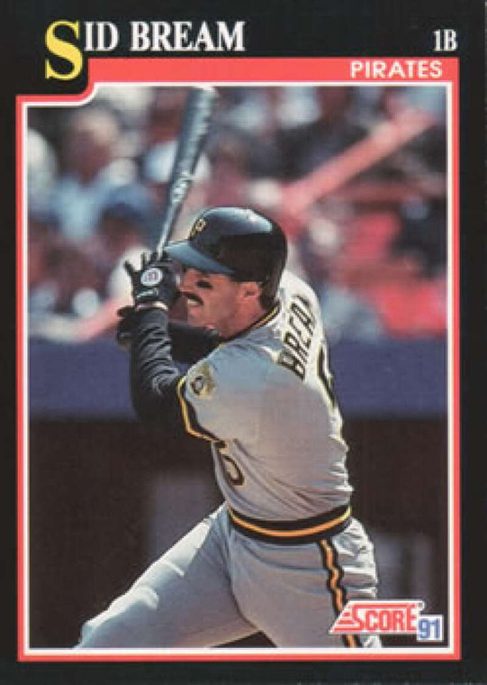 1991 Score #304 Sid Bream VG Pittsburgh Pirates 