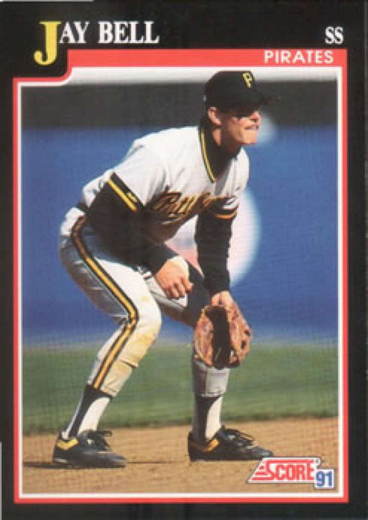 1991 Score #323 Jay Bell VG Pittsburgh Pirates 