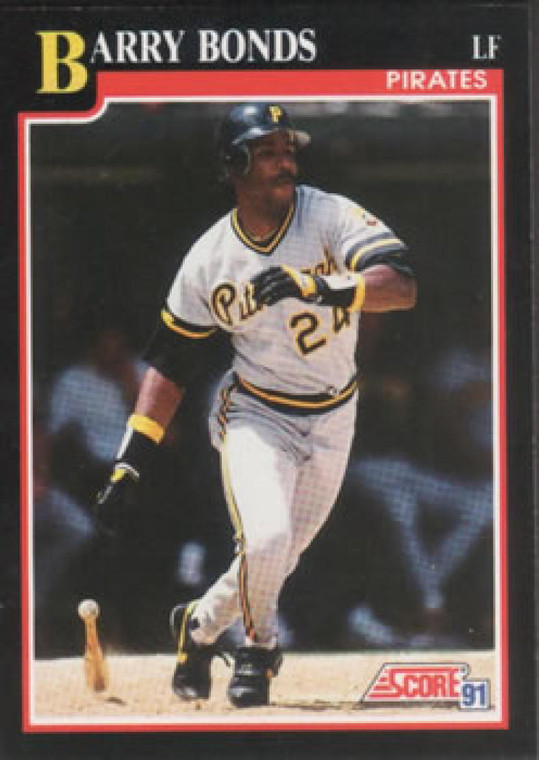 1991 Score #330 Barry Bonds VG Pittsburgh Pirates 