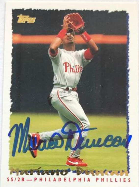 Mariano Duncan Autographed 1995 Topps #103