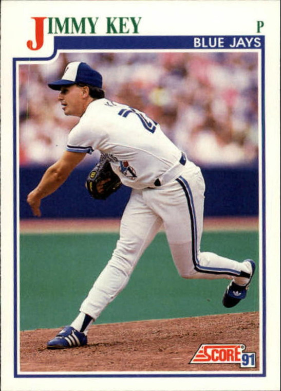 1991 Score #422 Jimmy Key VG Toronto Blue Jays 