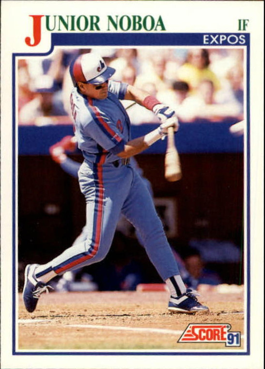 1991 Score #423 Junior Noboa VG Montreal Expos 