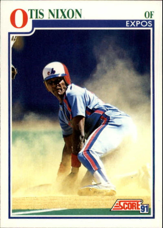 1991 Score #431 Otis Nixon VG Montreal Expos 