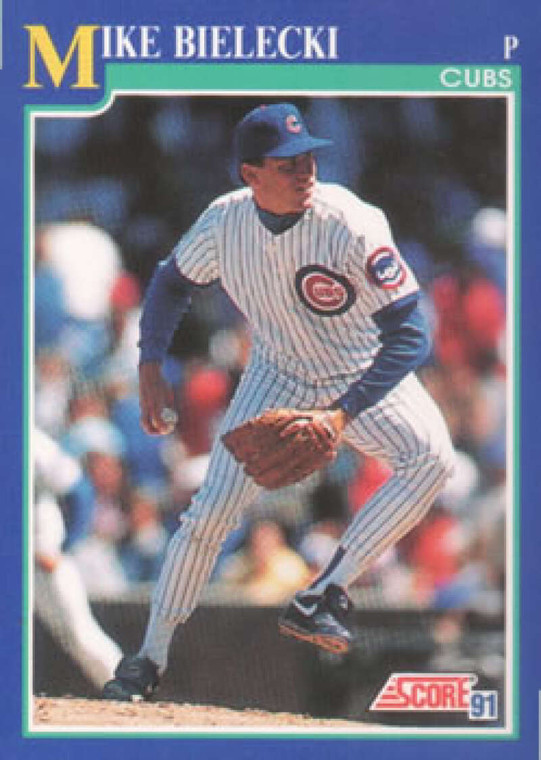 1991 Score #453 Mike Bielecki VG Chicago Cubs 