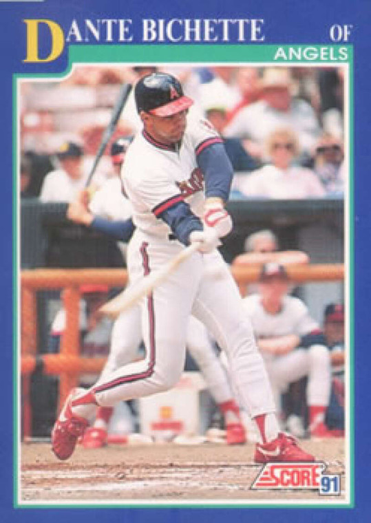 1991 Score #463 Dante Bichette VG California Angels 