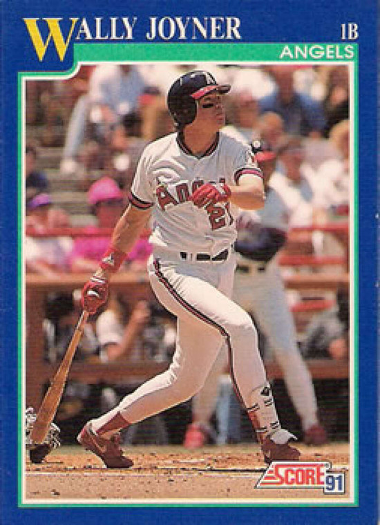 1991 Score #470 Wally Joyner VG California Angels 