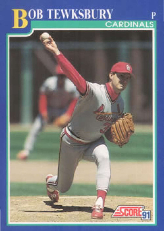 1991 Score #499 Bob Tewksbury VG St. Louis Cardinals 