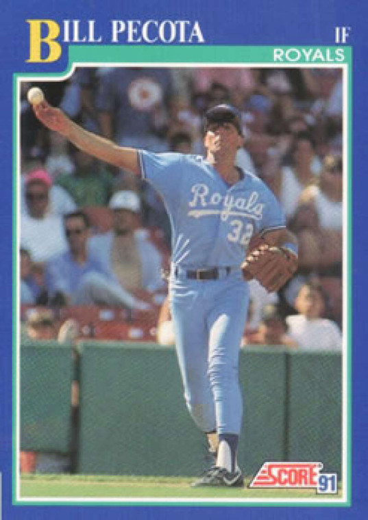 1991 Score #513 Bill Pecota VG Kansas City Royals 