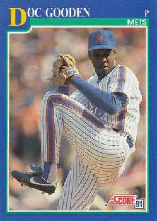 1991 Score #540 Dwight Gooden VG New York Mets 