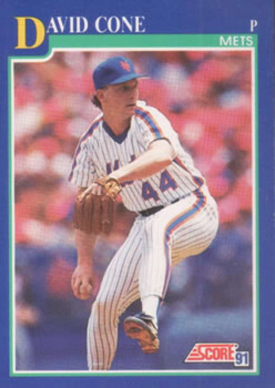 1991 Score #549 David Cone VG New York Mets 