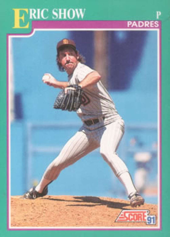 1991 Score #563 Eric Show VG San Diego Padres 