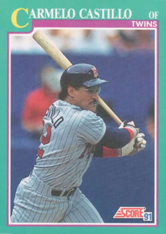 1991 Score #608 Carmen Castillo VG Minnesota Twins 