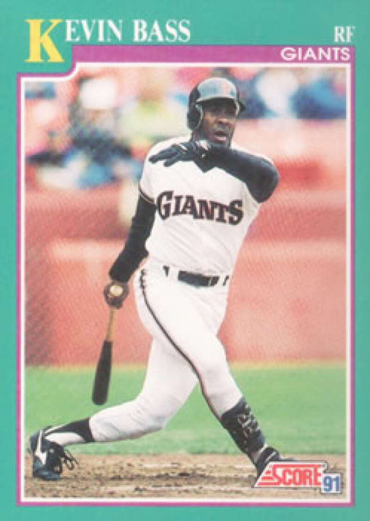 1991 Score #616 Kevin Bass VG San Francisco Giants 