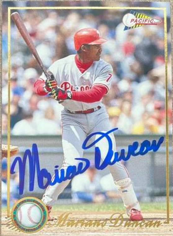 Mariano Duncan Autographed 1994 Pacific All-Latino #8