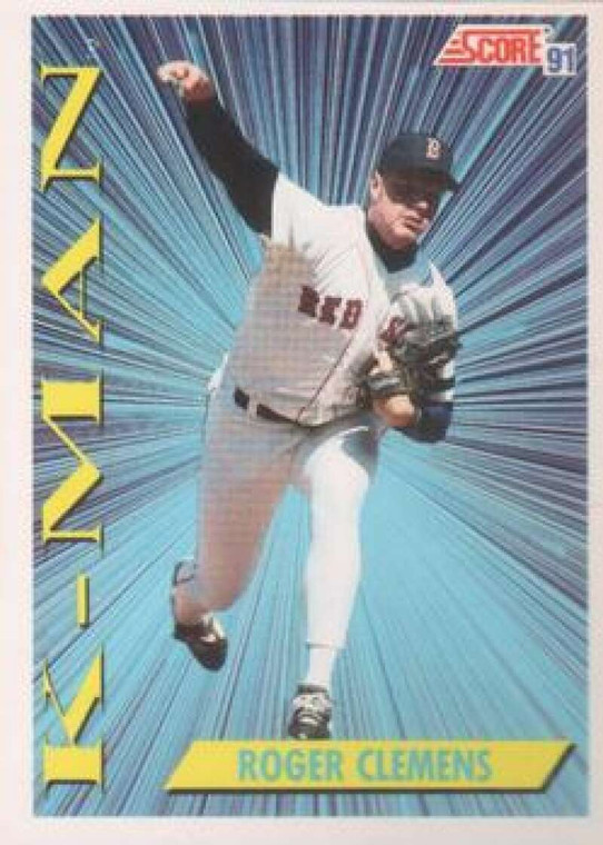 1991 Score #684 Roger Clemens VG Boston Red Sox 