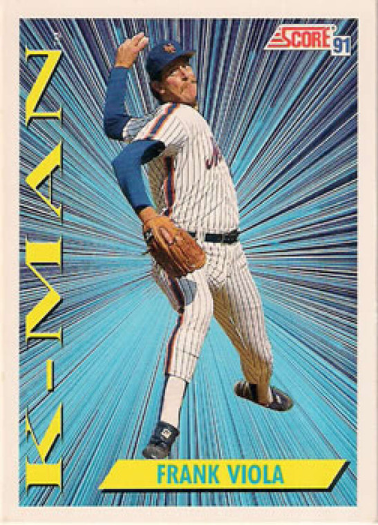 1991 Score #687 Frank Viola VG New York Mets 