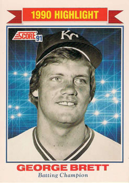 1991 Score #769 George Brett HL VG Kansas City Royals 