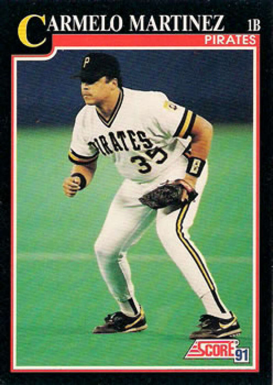 1991 Score #792 Carmelo Martinez VG Pittsburgh Pirates 
