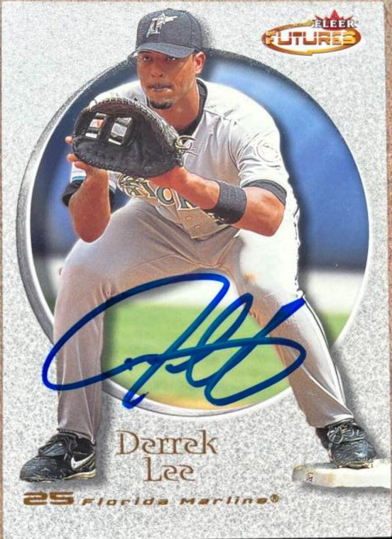 Derrek Lee Autographed 2001 Fleer Futures #40