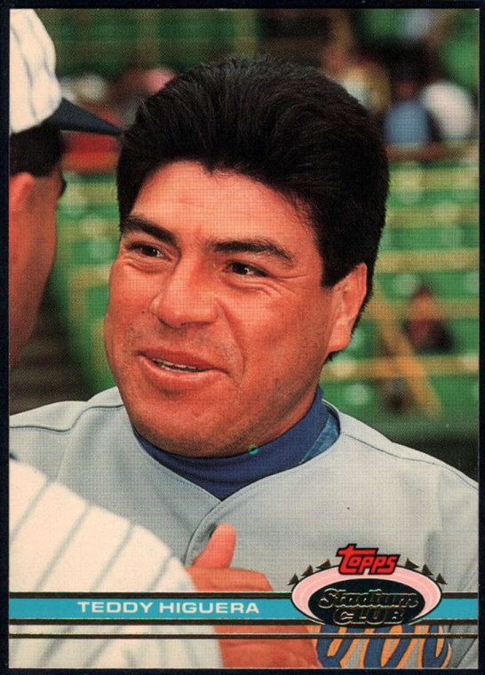 1991 Stadium Club #46 Teddy Higuera VG Milwaukee Brewers 