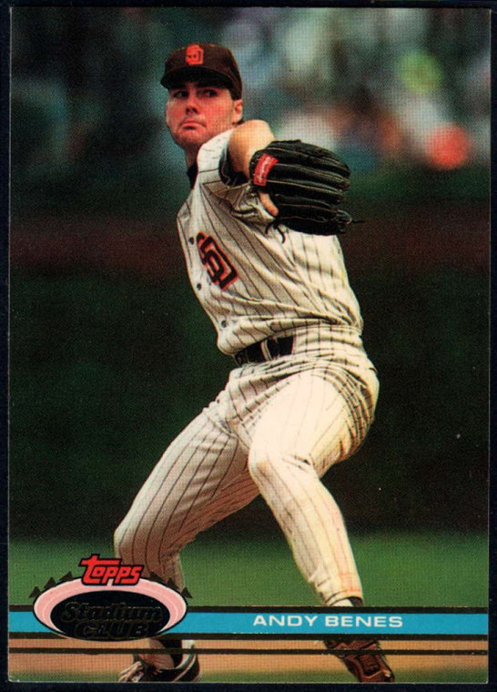 1991 Stadium Club #51 Andy Benes VG San Diego Padres 