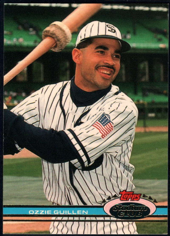 1991 Stadium Club #70 Ozzie Guillen VG Chicago White Sox 