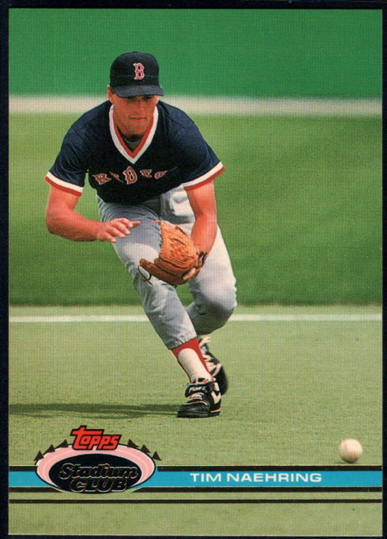 1991 Stadium Club #83 Tim Naehring VG Boston Red Sox 