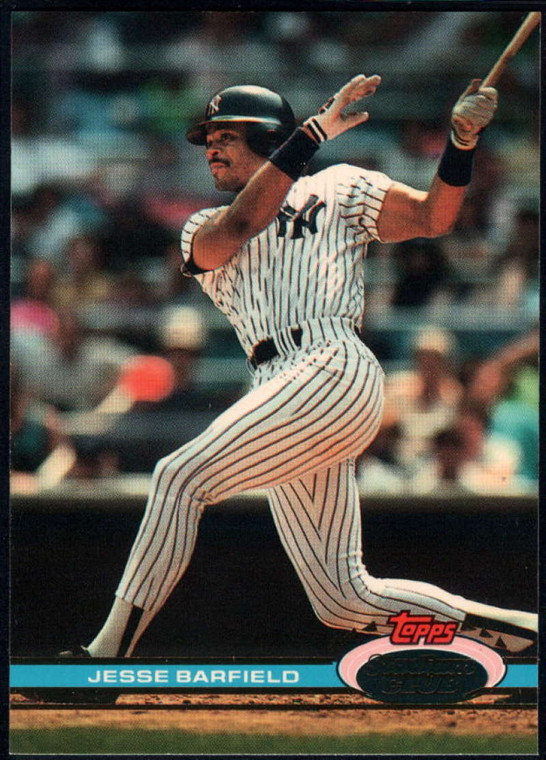 1991 Stadium Club #103 Jesse Barfield VG New York Yankees 