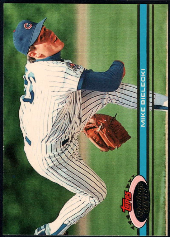 1991 Stadium Club #109 Mike Bielecki VG Chicago Cubs 
