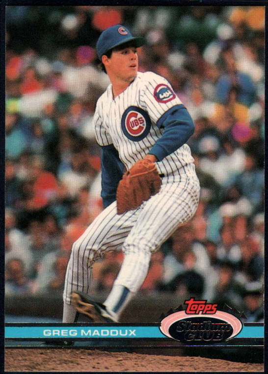 1991 Stadium Club #126 Greg Maddux VG Chicago Cubs 