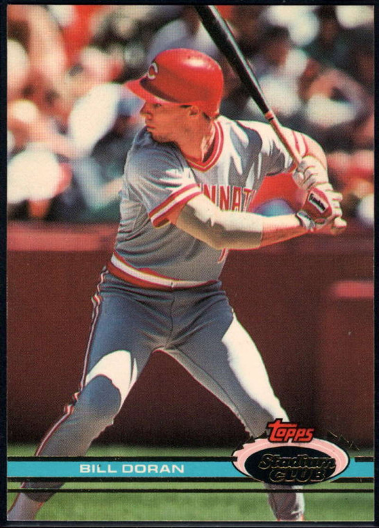 1991 Stadium Club #148 Bill Doran VG Cincinnati Reds 