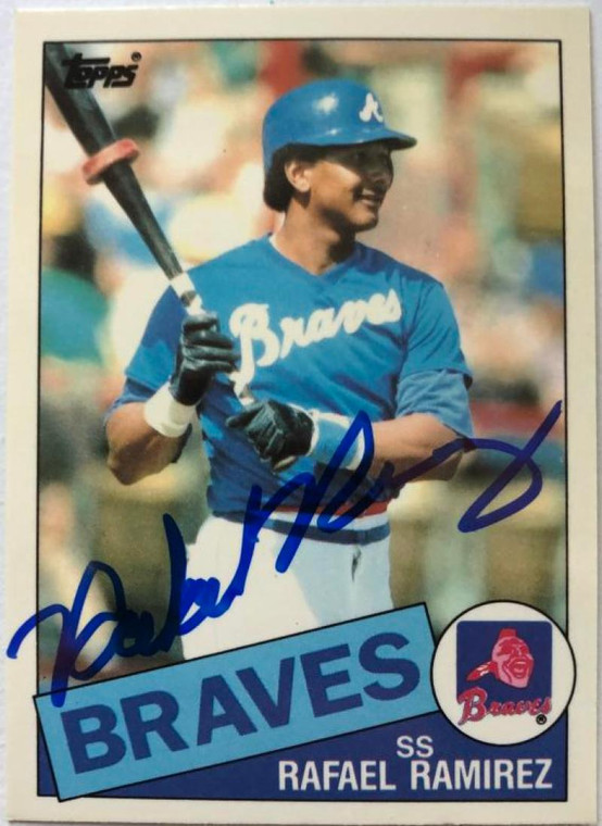 Rafael Ramirez Autographed 1985 Topps Tiffany #647