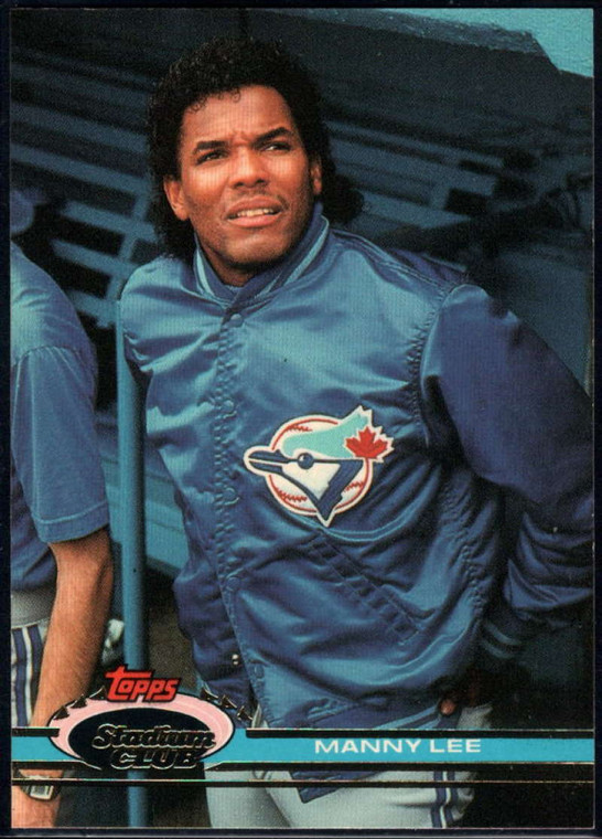 1991 Stadium Club #168 Manuel Lee VG Toronto Blue Jays 