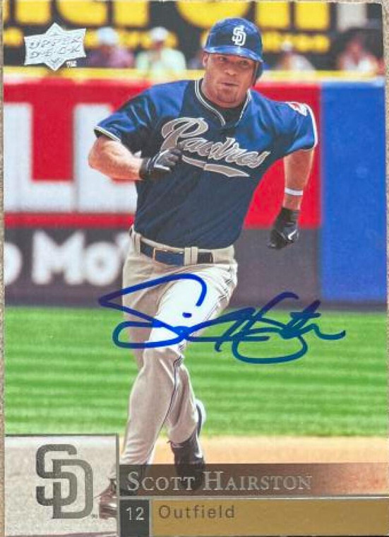 Scott Hairston Autographed 2009 Upper Deck #321