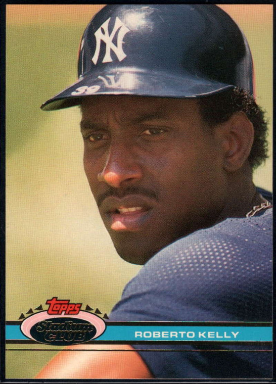 1991 Stadium Club #319 Roberto Kelly VG New York Yankees 