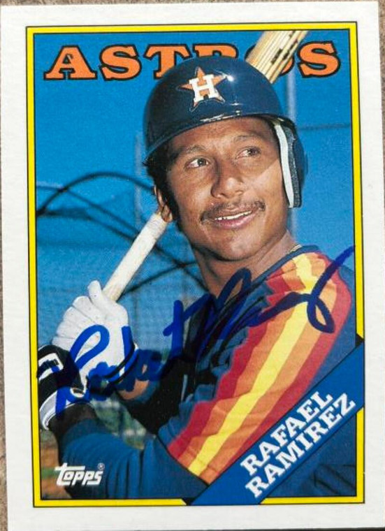 Rafael Ramirez Autographed 1988 Topps Traded #90T