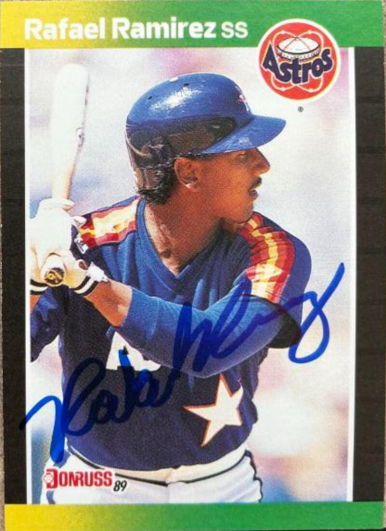 Rafael Ramirez Autographed 1989 Donruss #509