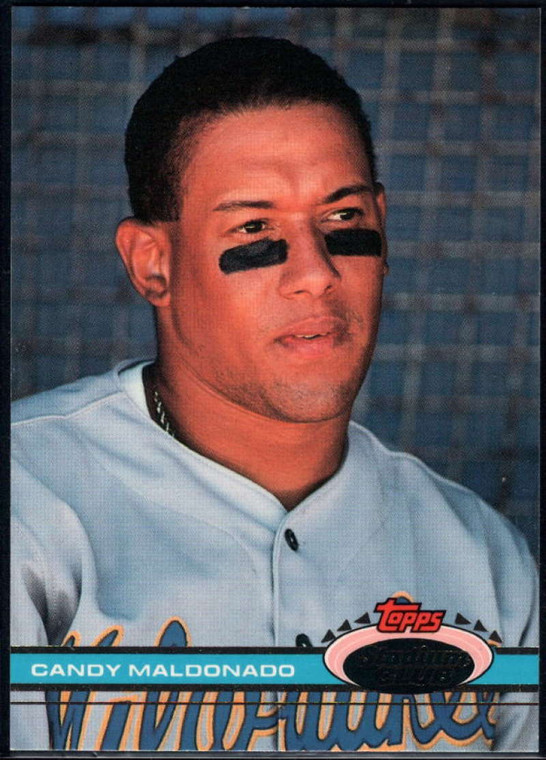 1991 Stadium Club #350 Candy Maldonado VG Milwaukee Brewers 