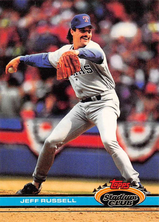 1991 Stadium Club #421 Jeff Russell VG Texas Rangers 