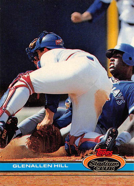 1991 Stadium Club #425 Glenallen Hill VG Toronto Blue Jays 