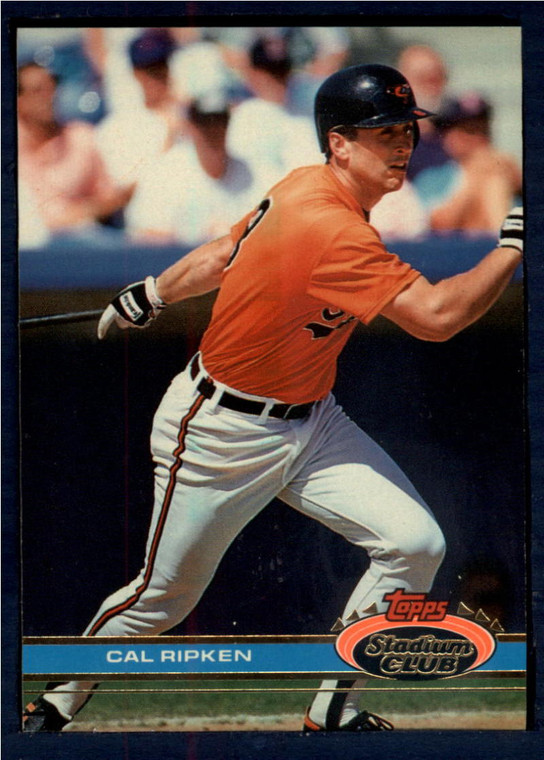 1991 Stadium Club #430 Cal Ripken Jr. VG Baltimore Orioles 