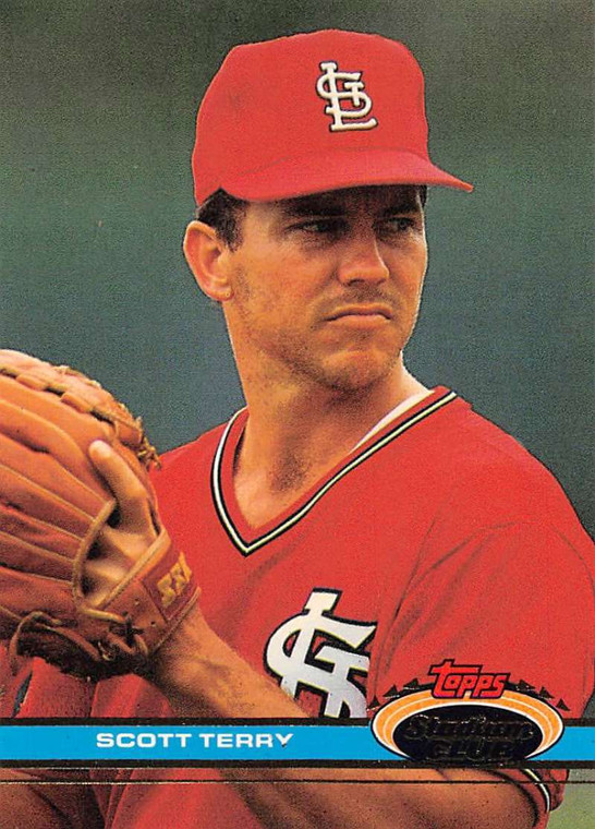 1991 Stadium Club #469 Scott Terry VG St. Louis Cardinals 