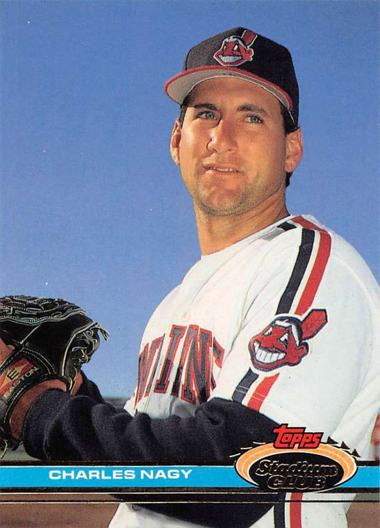 1991 Stadium Club #472 Charles Nagy VG Cleveland Indians 