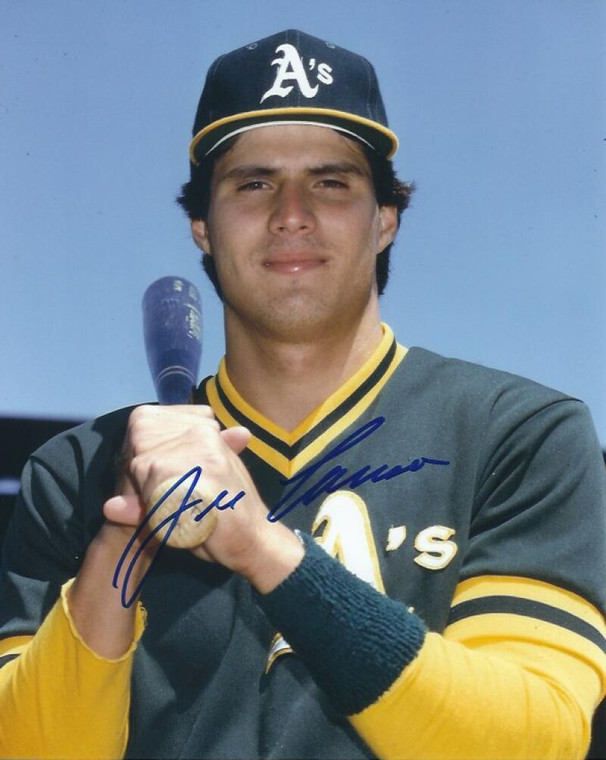 Jose Canseco Autographed Oakland Athletics 8 x 10 Photo 1