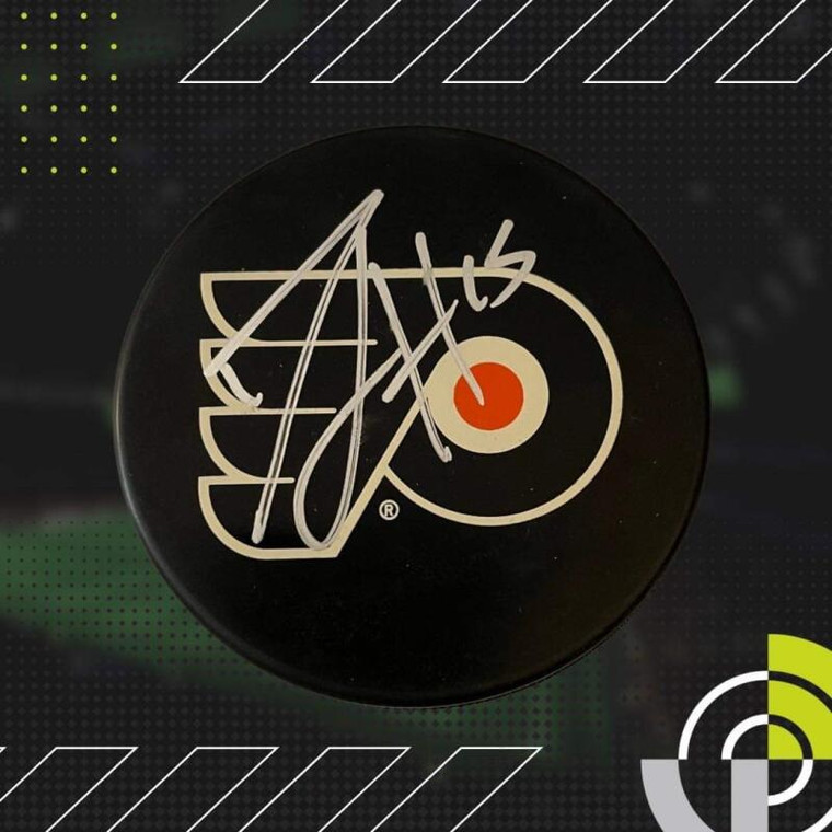 Michael Del Zotto Autographed Philadelphia Flyers Official Game Puck 