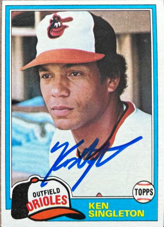 Ken Singleton Autographed 1981 Topps #570