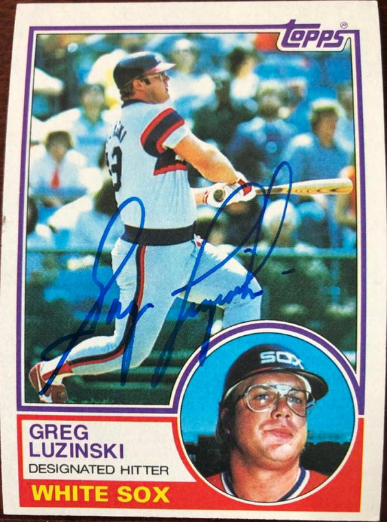 Greg Luzinski Autographed 1983 Topps #310