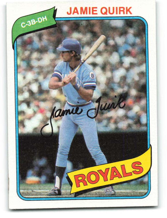 1980 Topps #248 Jamie Quirk VG Kansas City Royals 